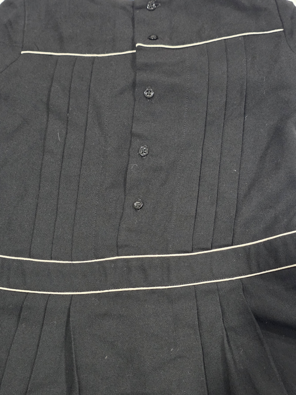 Bonpoint Black Dress with White Trim Size 4 Girls - Picture 10 of 10